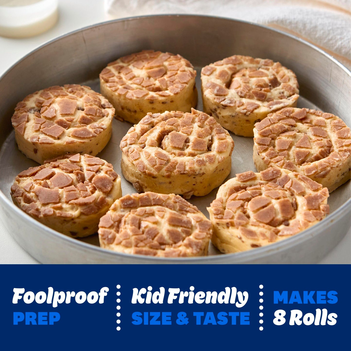 Pillsbury Cinnamon Rolls with Original Icing, 8 Ct, 12.4 oz