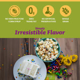 Cornucopia Popcorn Birthday Cake - Gourmet Popcorn from Austin. Vanilla Popcorn with White Chocolate & Confetti Sprinkles for Celebrations, Movie