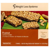 Weight Loss Systems Protein Bar - Crispy Peanut (7/Box) - High Protein and Fiber - Low Calorie - Kosher