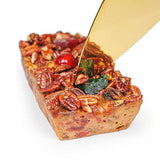 Collin Street Bakery Fruitcake - DeLuxe Loaf 2 Pack (14 oz each) - Handmade with Pecans, Pineapple, Golden Raisins Cherries & Honey - Gourmet Holiday