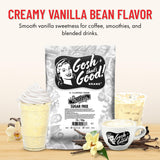 Gosh That’s Good! Sugar-Free Creamy Vanilla Bean Flavor - 2 lb -Low-Calorie, Lactose-Free