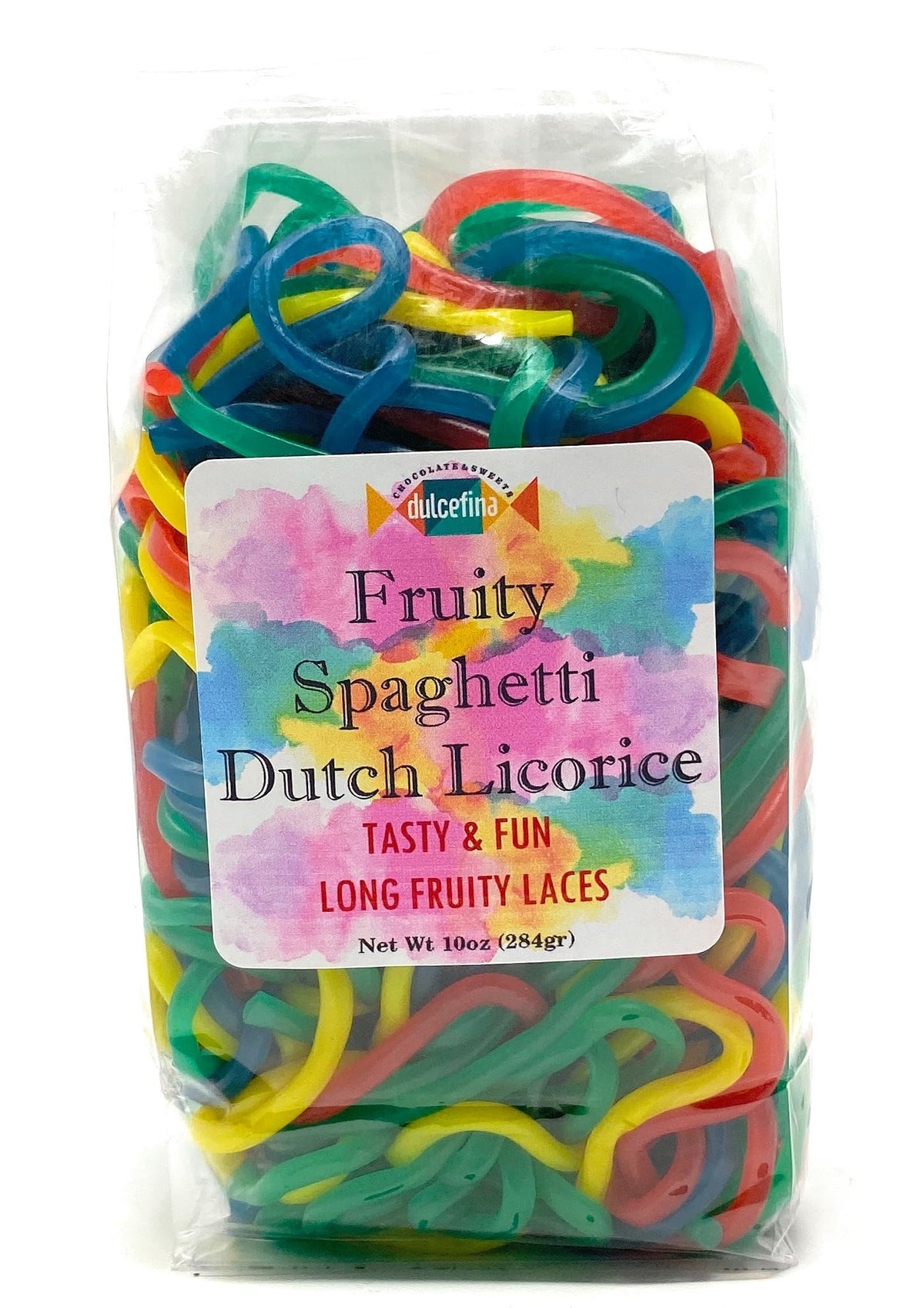 Dutch Licorice Favoritves Collection - Total wt. 32(Oz), Include: Fruity Spaghetti, Griotten Cubes, Chalk Licorice bites.