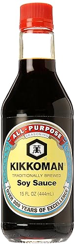 Kikkoman Naturally Brewed Soy Sauce, 15 oz