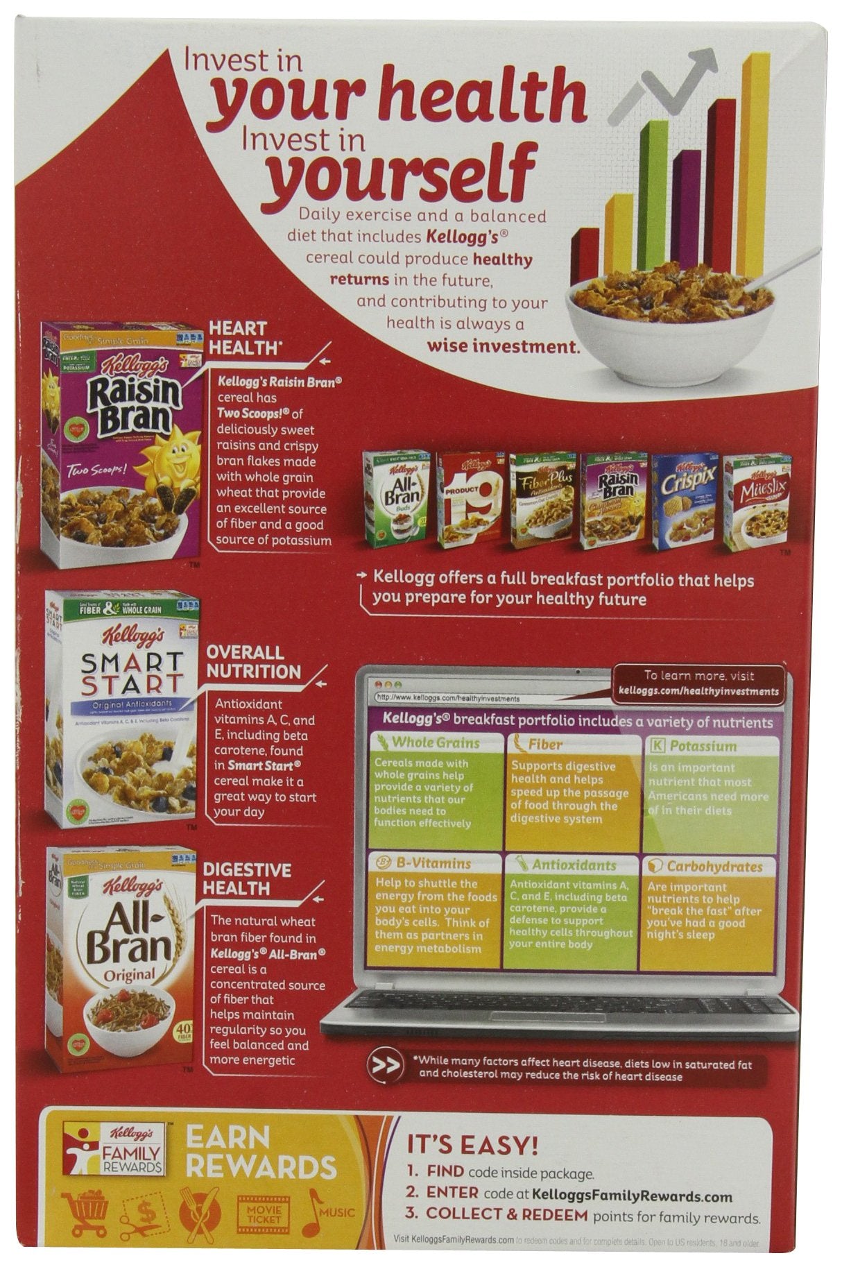 All Bran Cereal, Original, 18.3-Ounce Boxes (Pack of 5)