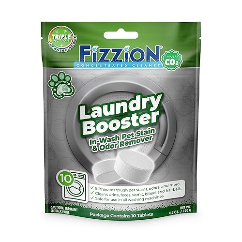 Fizzion Laundry Booster Tablets, 10 Count (Pack of 1)