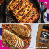 Kinder's Woodfired Garlic Seasoning with Hardwood Smoked Flavors 4 PK Premium BBQ Barbecue Rub Choice Bundle (24 oz) + BBQ Guide & Bottle Opener (6