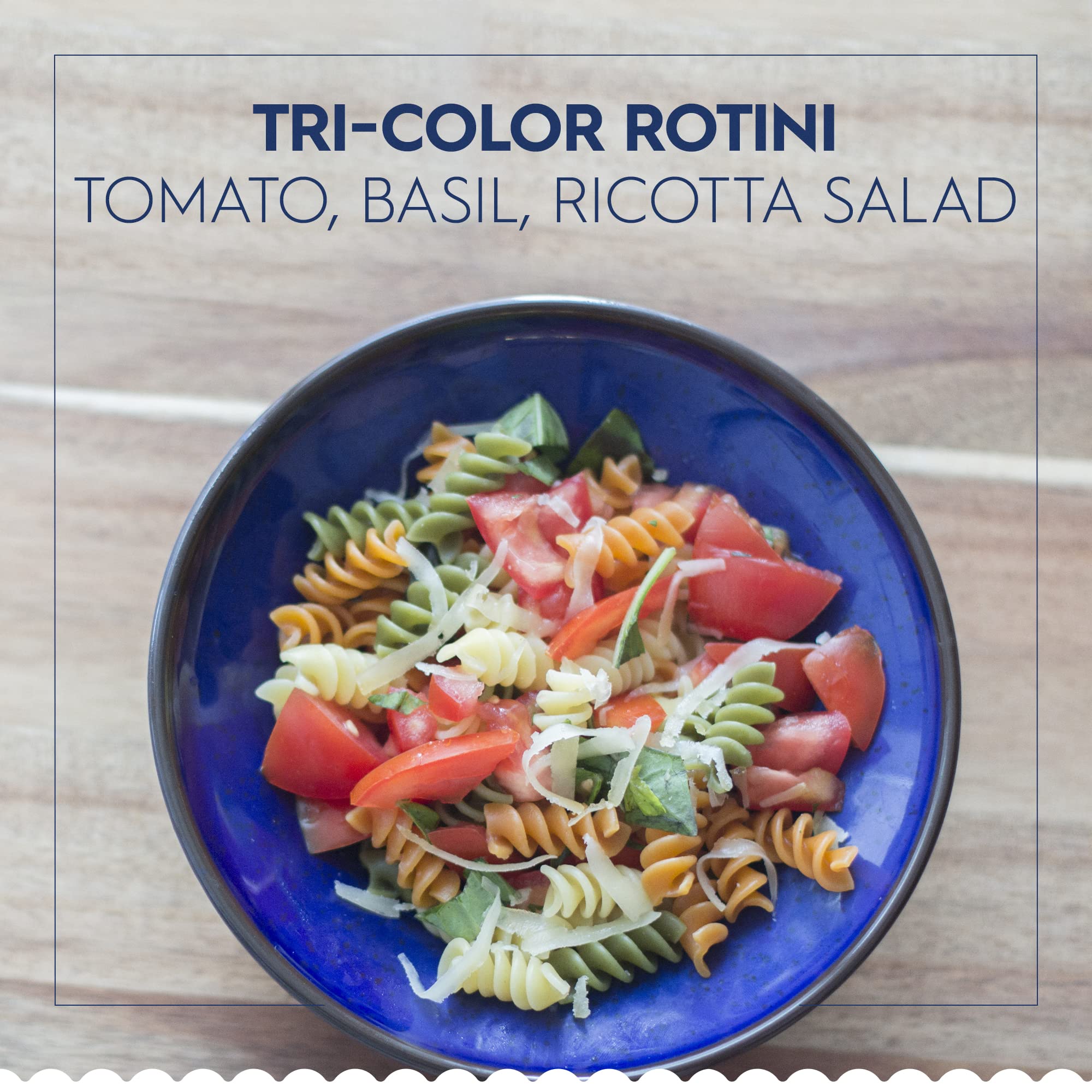 Barilla Tri-Color Rotini Pasta, 12 oz. Box - Non-GMO, Made with Durum Wheat Semolina - Kosher Certified