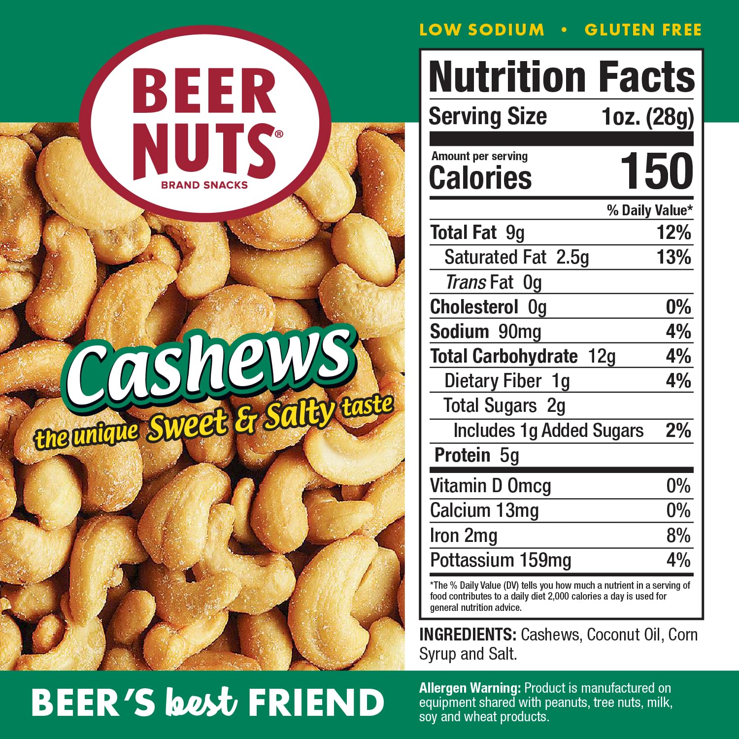 Beer Nuts Cashews, Travel Packs, Crunchy Party Pretzels, Cheese Sticks, Sesame Sticks, Roasted Corn Nuts, & Original Roasted Sweet Glazed Salted