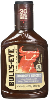 Bull's-Eye, Hickory Smoke BBQ Sauces,18 oz Bottle (Pack of 3)