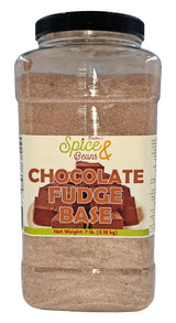 Chocolate Fudge Base Mix for Homemade Creamy Fudge Candy, Dessert Bars, Bakery Treats & Confection Recipes, Bulk 7 lb Container, by Dasher’s Spice