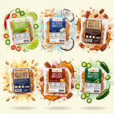brittle-brittle Party Pack - 6 Flavor Bundle (Peanut & Pecan Brittle) - Chili Lime, Coconut, Jalapeño, Classic Peanut, Pecan, Bourbon Maple - 5 oz