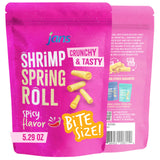 Jans Crispy Asian Snacks Bites, 5.29 oz Resealable Snack Bag (1-Pack, Spicy Shrimp Spring Roll)