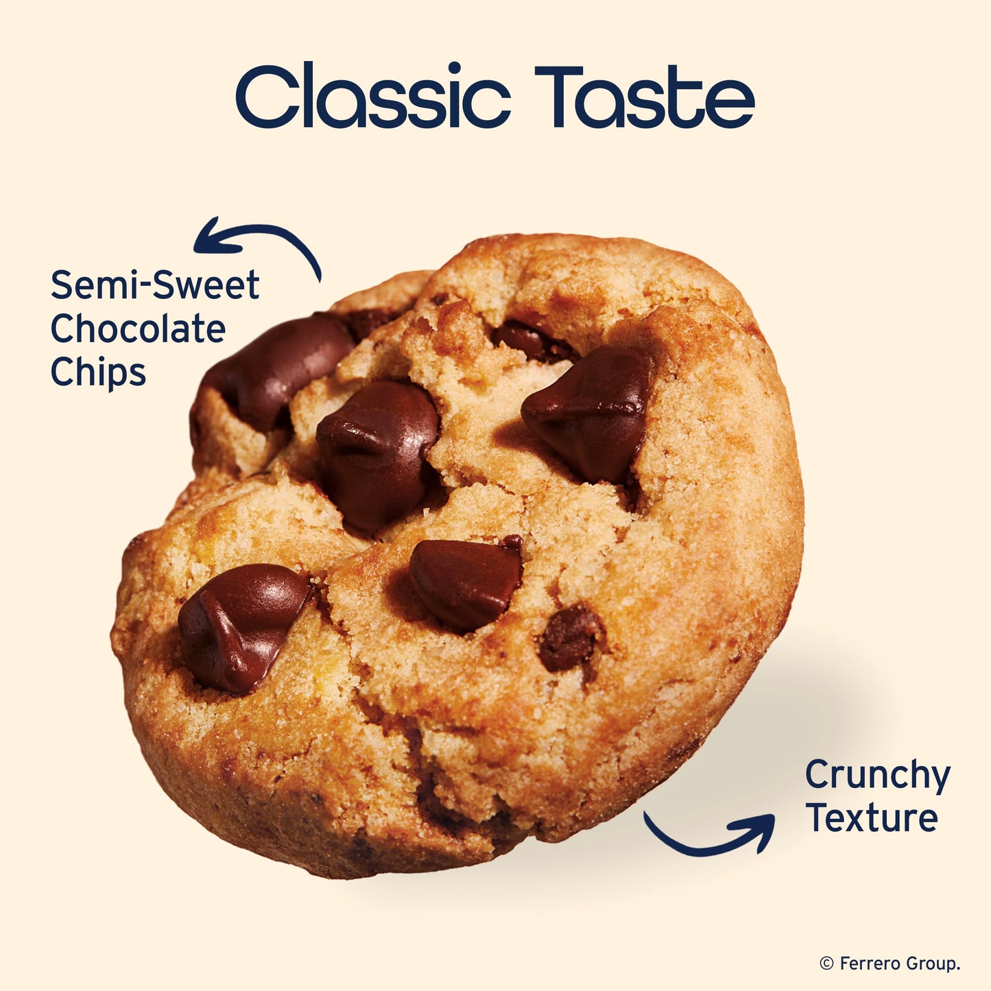 Famous Amos Classic Chocolate Chip Cookies, Bite-size cookies, Sweet Treats, 12 Pack Box, 12 oz