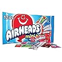 Airheads Candy Mini Bars, Assorted Flavors, Individually Wrapped Bars, Non Melting, Party, 12oz Bag