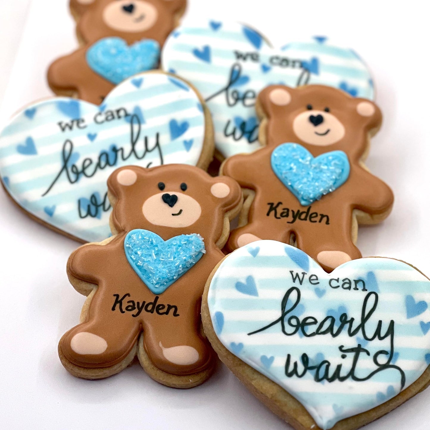 Baker's Dozen To Go Baby Shower Cookies (We Can Bearly Wait)