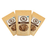 Maple Nut Kitchen Mocha Chip Granola 3 Pack - Vegan, Certified Gluten-Free Oats, Low Sugar - Dark Chocolate, Almonds, Coconut, Coffee - Crunchy
