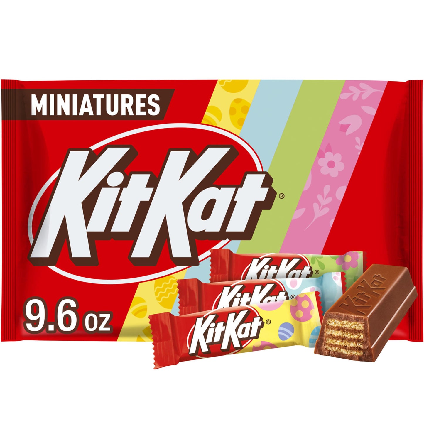 KIT KAT Miniatures Milk Chocolate Wafer, Easter Candy Bag, 9.6 oz