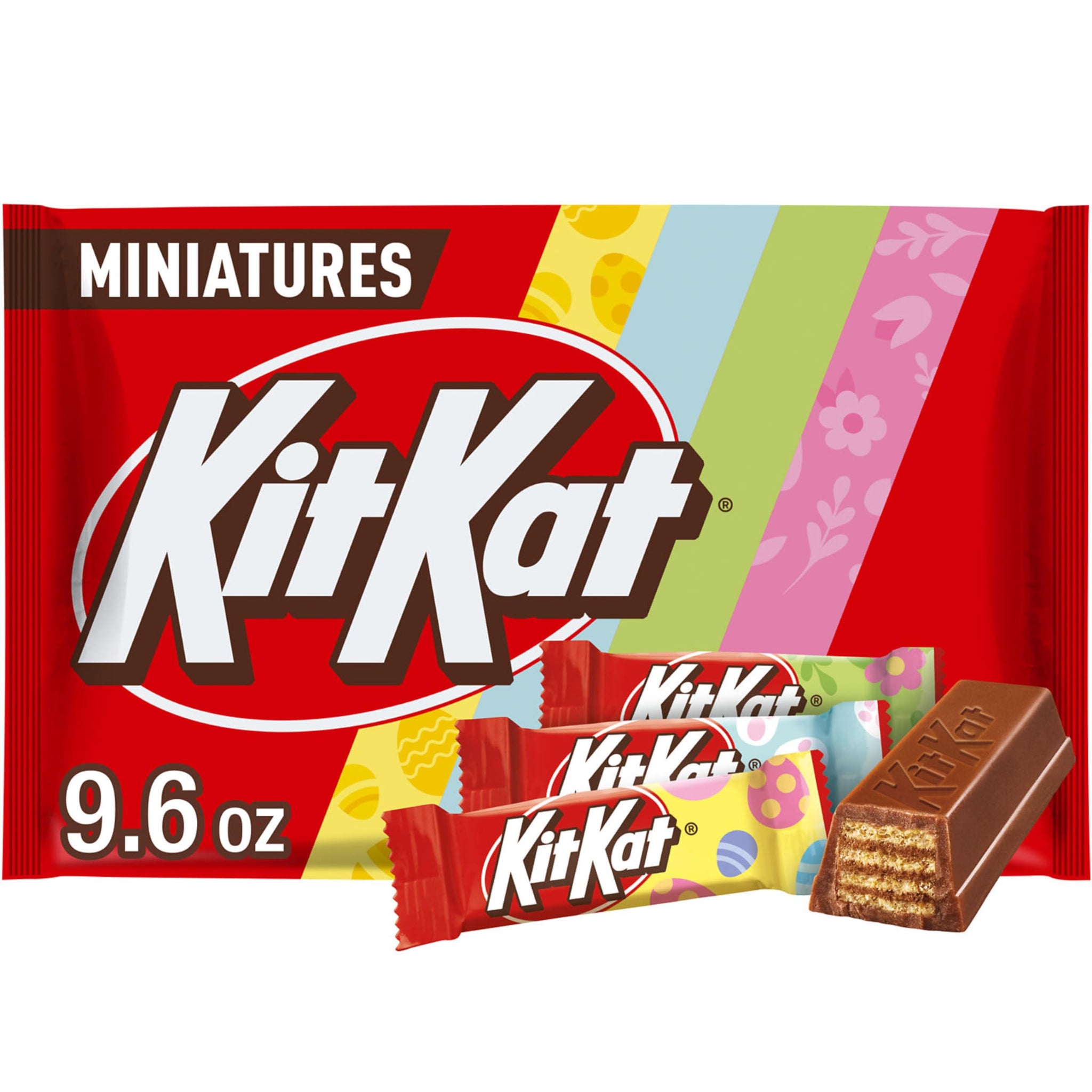 KIT KAT Miniatures Milk Chocolate Wafer, Easter Candy Bag, 9.6 oz