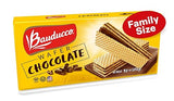 Bauducco Chocolate Wafers - Crispy & Delicate Wafer Cookies With 3 Delicious, Indulgent Decadent Layers of Chocolate Flavored Cream- Vegan and Kosher