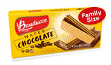 Bauducco Chocolate Wafers - Crispy & Delicate Wafer Cookies With 3 Delicious, Indulgent Decadent Layers of Chocolate Flavored Cream- Vegan and Kosher