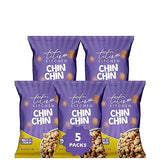 Titi's Kitchen Crunchy ChinChin Snacks, Nigerian Sweet Taste Fried Cookie (5 Pack)