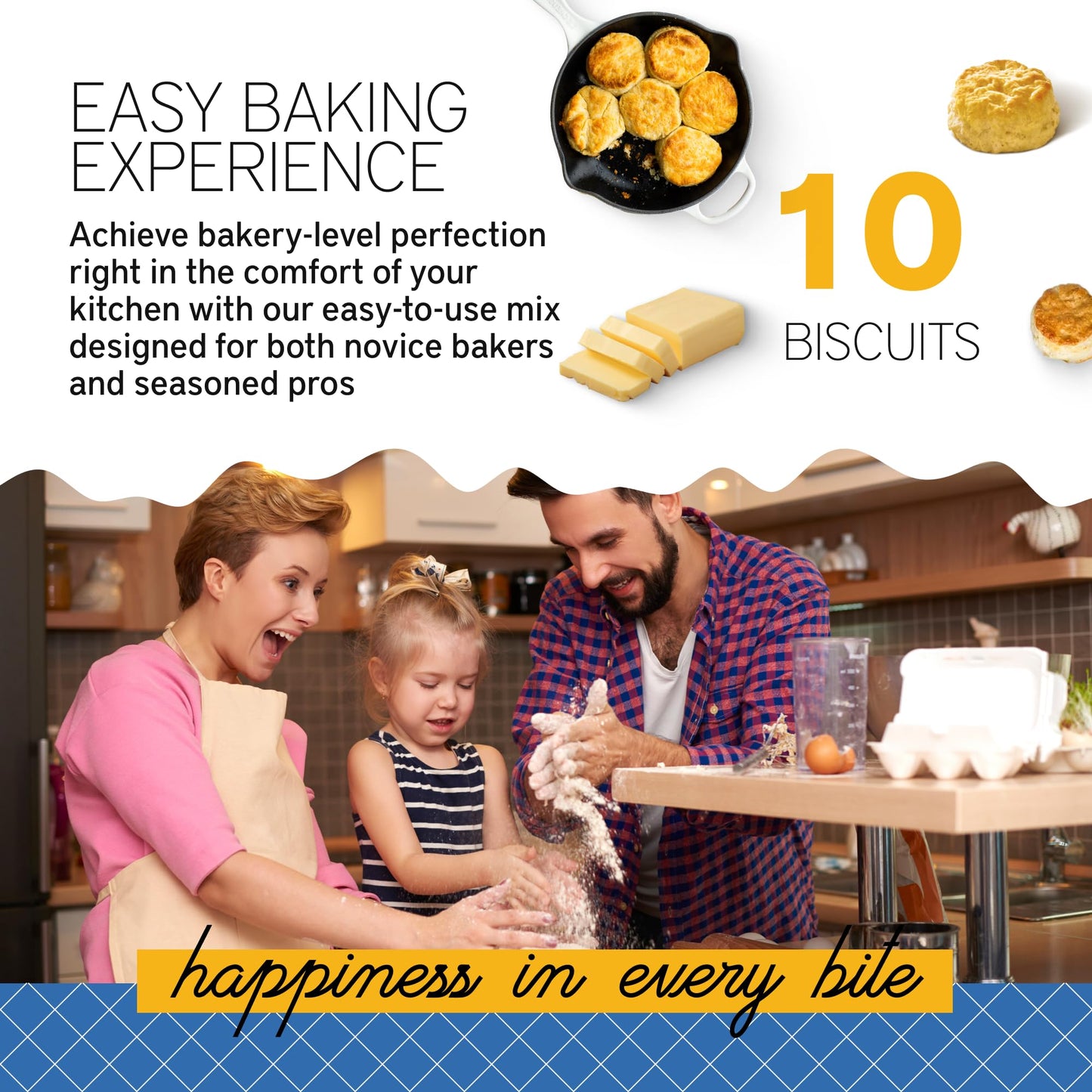 Southern Living Gourmet Jalapeno Cheddar Biscuit Mix, Easy-to-Bake Delight, Dinner Biscuits, Breakfast Biscuits, Baking Mix, Pantry Staple, Makes 10