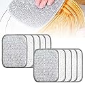 Fuiyuqa Multipurpose Wire Dishwashing Rags for Wet and Dry, Reusable Wire Miracle Cleaning Cloths, Round Wire Washing Cloth, Non Scratch Wire