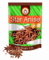 Meekus Premium Star Anise Whole - Aromatic Spice for Flavorful Seasoning & Tea- Pure Star Anise Seeds, Ideal for Culinary Use - 4 oz (1 Pack?