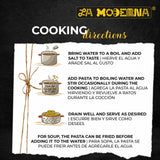 LA MODERNA, Spaghetti Pasta 16 oz (Pack of 1) | Made with Durum Wheat Semolina | Enriched with Iron & B Vitamins | Non-GMO | Kosher | Pantry Essential