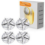 Pionix Extra Power Lint Remover Fabric Shaver Replacement Blades (4 Pack), Used to Replace The Blades of Pionix Fabric Shaver-Best Fuzz Pill Bobble
