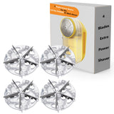 Pionix Extra Power Lint Remover Fabric Shaver Replacement Blades (4 Pack), Used to Replace The Blades of Pionix Fabric Shaver-Best Fuzz Pill Bobble