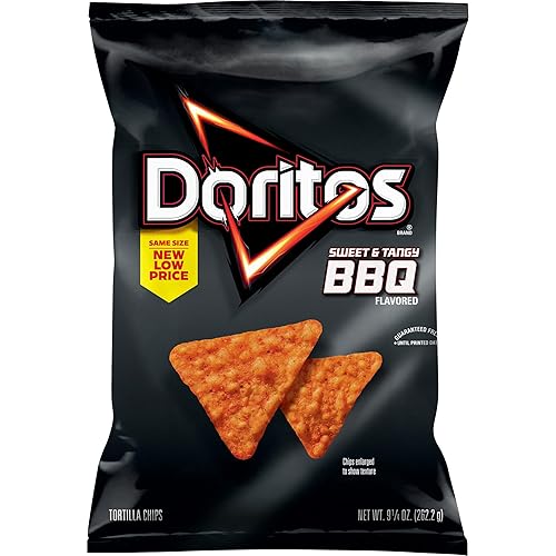 Doritos Tortilla Chips Sweet & Tangy BBQ, 9.25 Oz