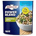 Birds Eye California Style Power Blend, Convenient Frozen Sides with Brown Rice and Frozen Vegetables, 10.8 OZ Bag