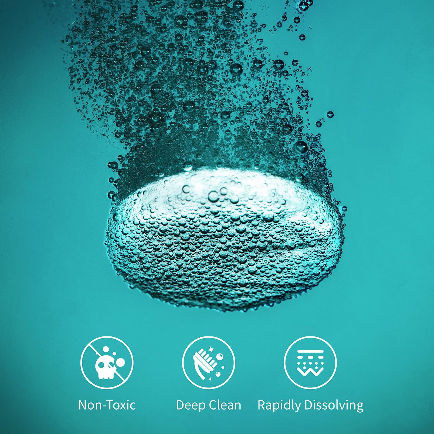 Gevi Ice Maker Cleaning Tablet 4 Uses, Individual Packed for Each Tablet, Organic Citric Acid Cleaner for Universal Ice Machines (4 Uses)