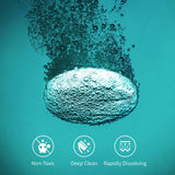 Gevi Ice Maker Cleaning Tablet 4 Uses, Individual Packed for Each Tablet, Organic Citric Acid Cleaner for Universal Ice Machines (4 Uses)