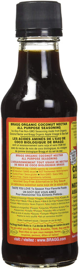 Bragg Live Foods Organic Coconut Nectar Seasoning, 296 ML