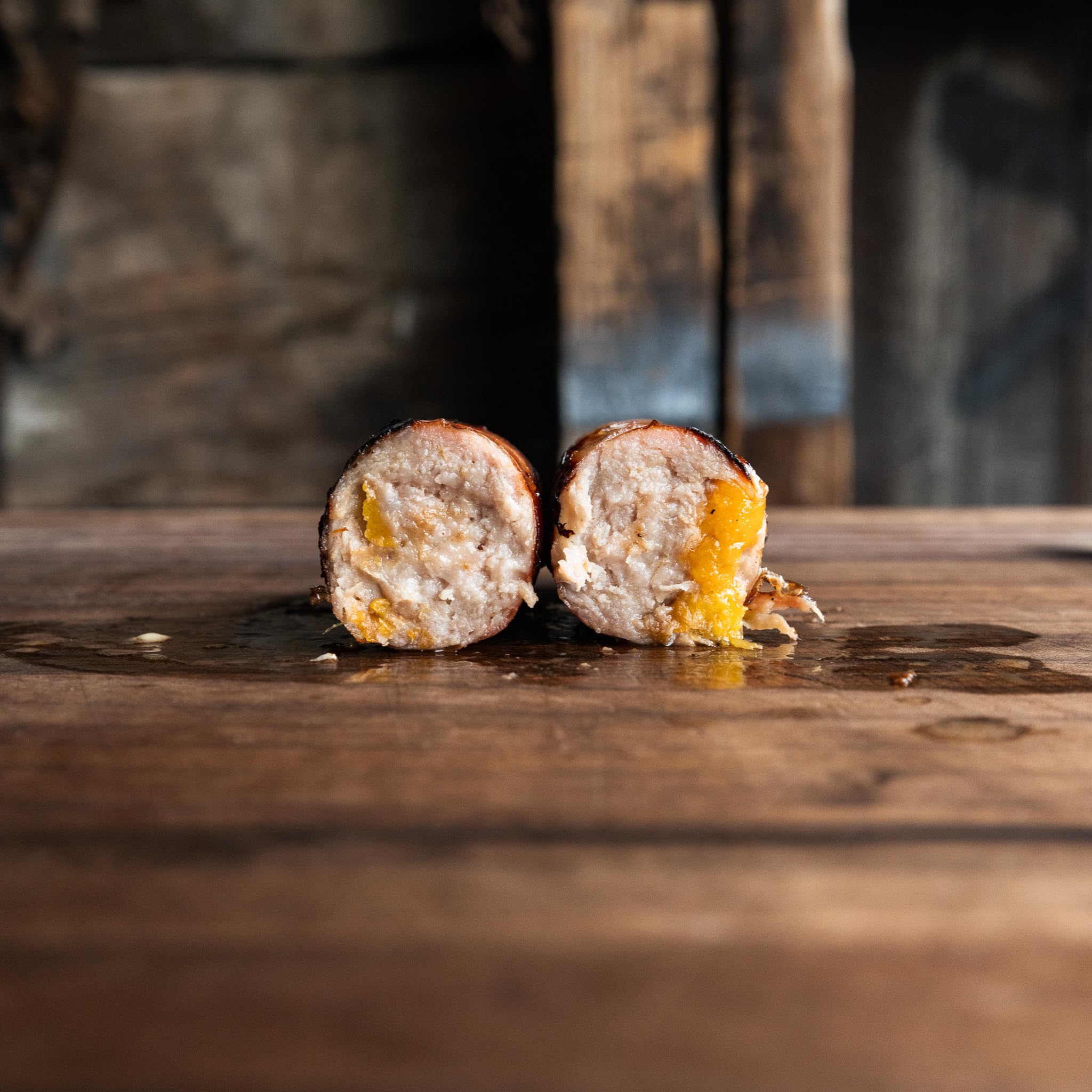Bearded Butchers Southern Peach Bratwurst DIY Kit - Make Legendary Sweet & Savory Homemade Brats - Includes Maple Seasoning, 32mm Collagen Casings