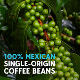 RICA Cold Brew | Mexican Single-Origin Light Roast Coarse Ground Coffee for Cold Brew | 100% Arabica from Chiapas, Mexico | Low Acid, Bright Citrus