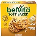 belVita Soft Baked Breakfast Bars, Banana Bread, 5 Packs (1 Biscuit Per Pack)
