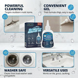 BUKKI Professional Mold Stain Remover Gel (7 FL OZ), Heavy Duty Thick Gel for Shower Grout, Front Load Washer Seals, Caulking, Bathrooms, Sinks