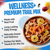 Tidbit Premium Trail Mix with Tropical Dried Papaya, Pineapple, Cranberries, Banana & Coconut Chips - Healthy Trail Mix Fruit Snack Mix for Natural