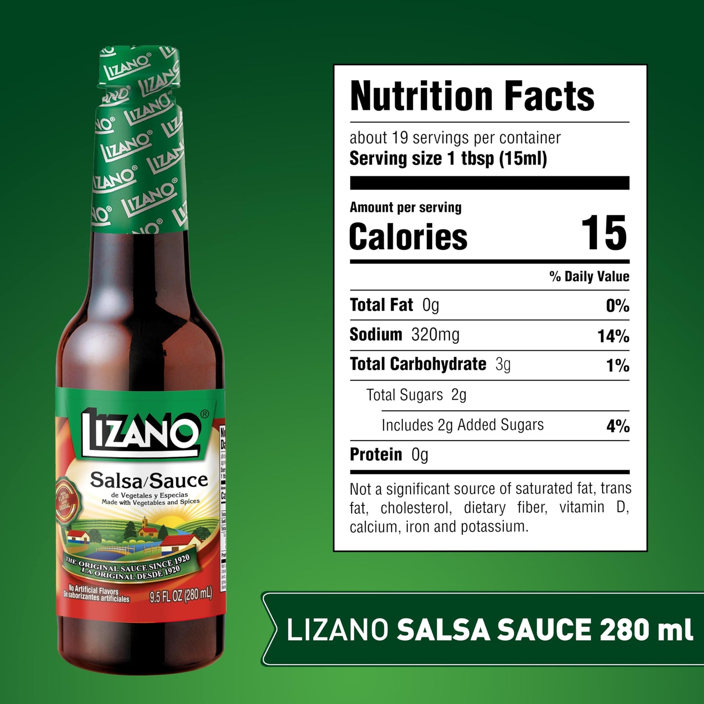 Lizano Salsa Sauce with Vegetables and Spices, 9.46 fl oz (Pack of 1)