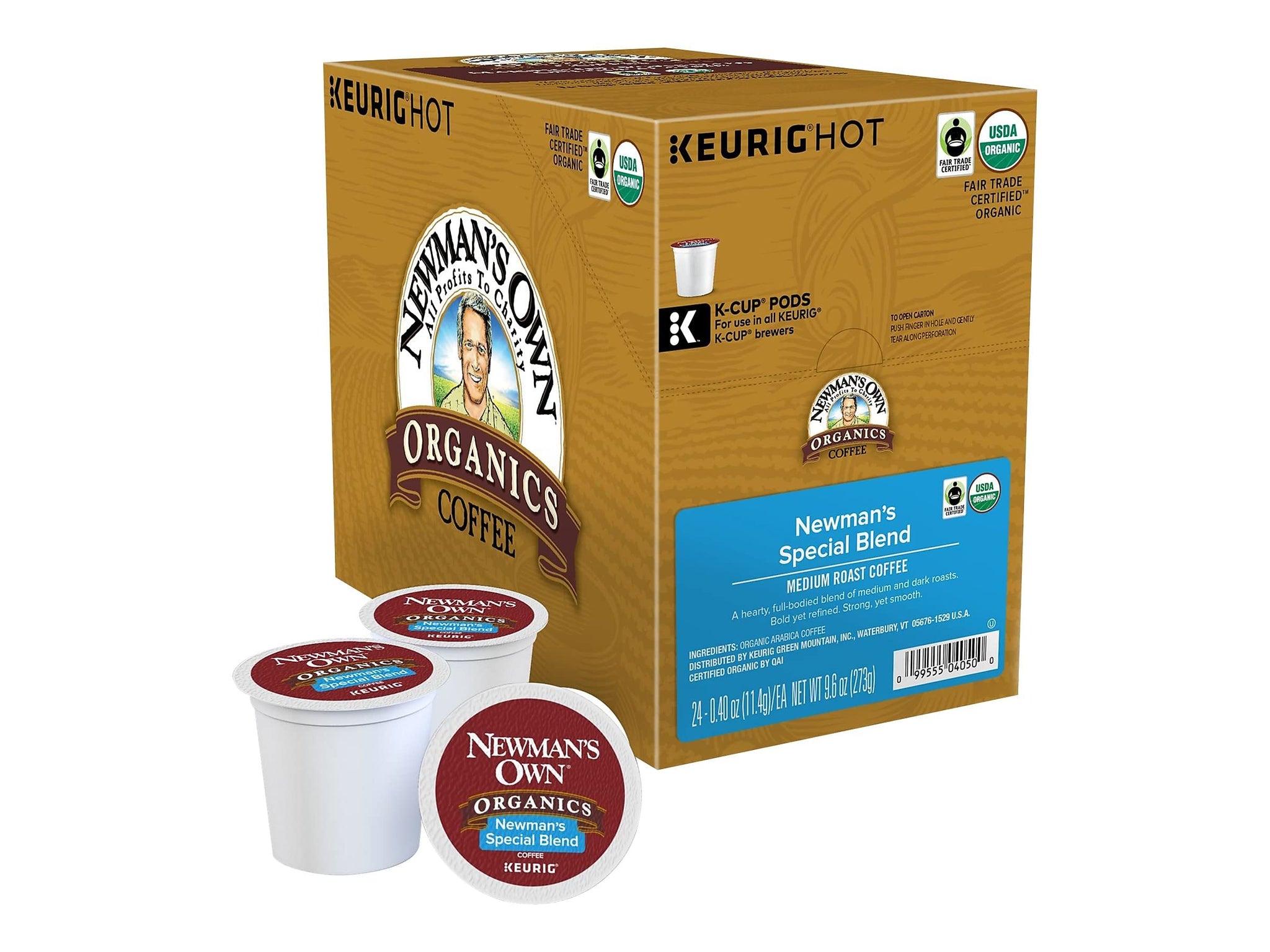 Newman's Own Special Blend Extra Bold K-Cups for Keurig Brewing Systems, 24 Count
