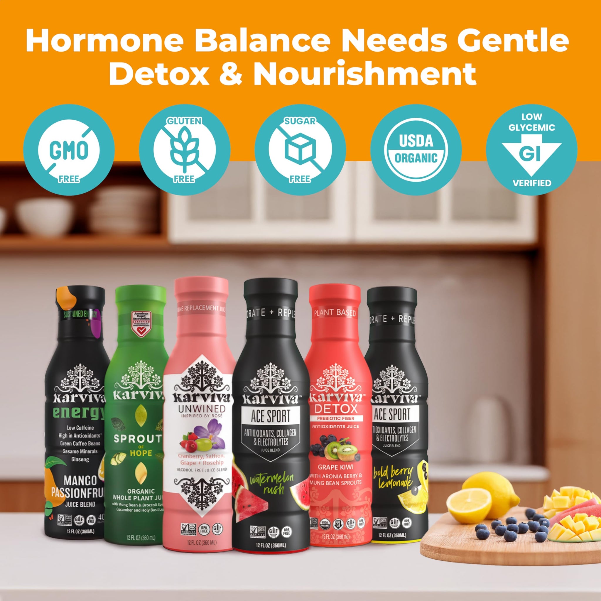 Karviva Juice Cleanse For Women's Health & Hormonal Balance | Ancient Remedies For Weight Control, Energy Boost, Skin Health | Detox, Energy, Collagen