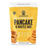 Lakanto Pancake and Waffle Mix - Sweetened with Monk Fruit Sweetener and Erythritol, Breakfast, Flapjacks, Almond Flour, Low Net Carbs, Gluten Free, Keto Diet Friendly - 16 oz