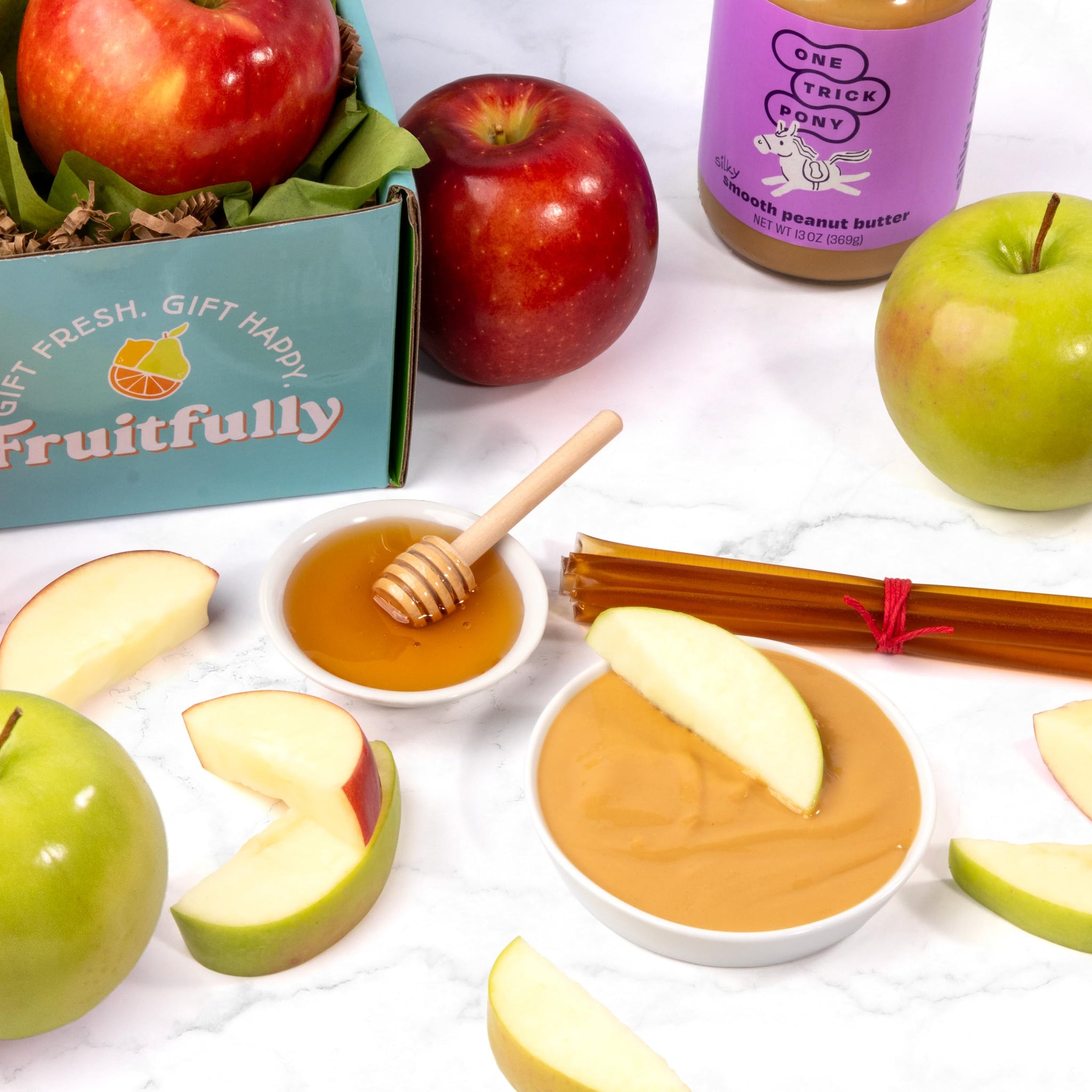 Apples, Peanut Butter & Honey Gift Box
