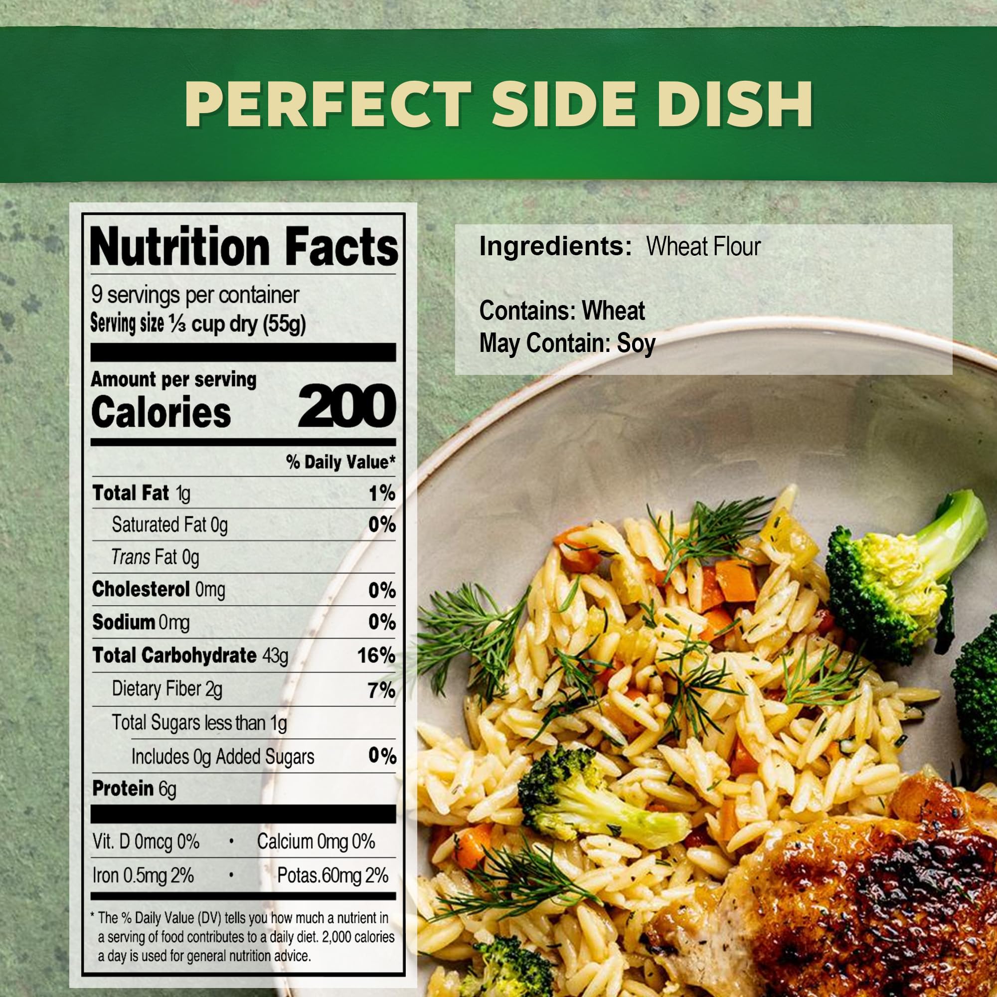Osem Gourmet Orzo Pasta 4-Pack: Premium Kosher Certified Pasta - Great Taste, Wholesome & Ready in 10 Minutes - Bulk Value Pack - 4.4lbs Total