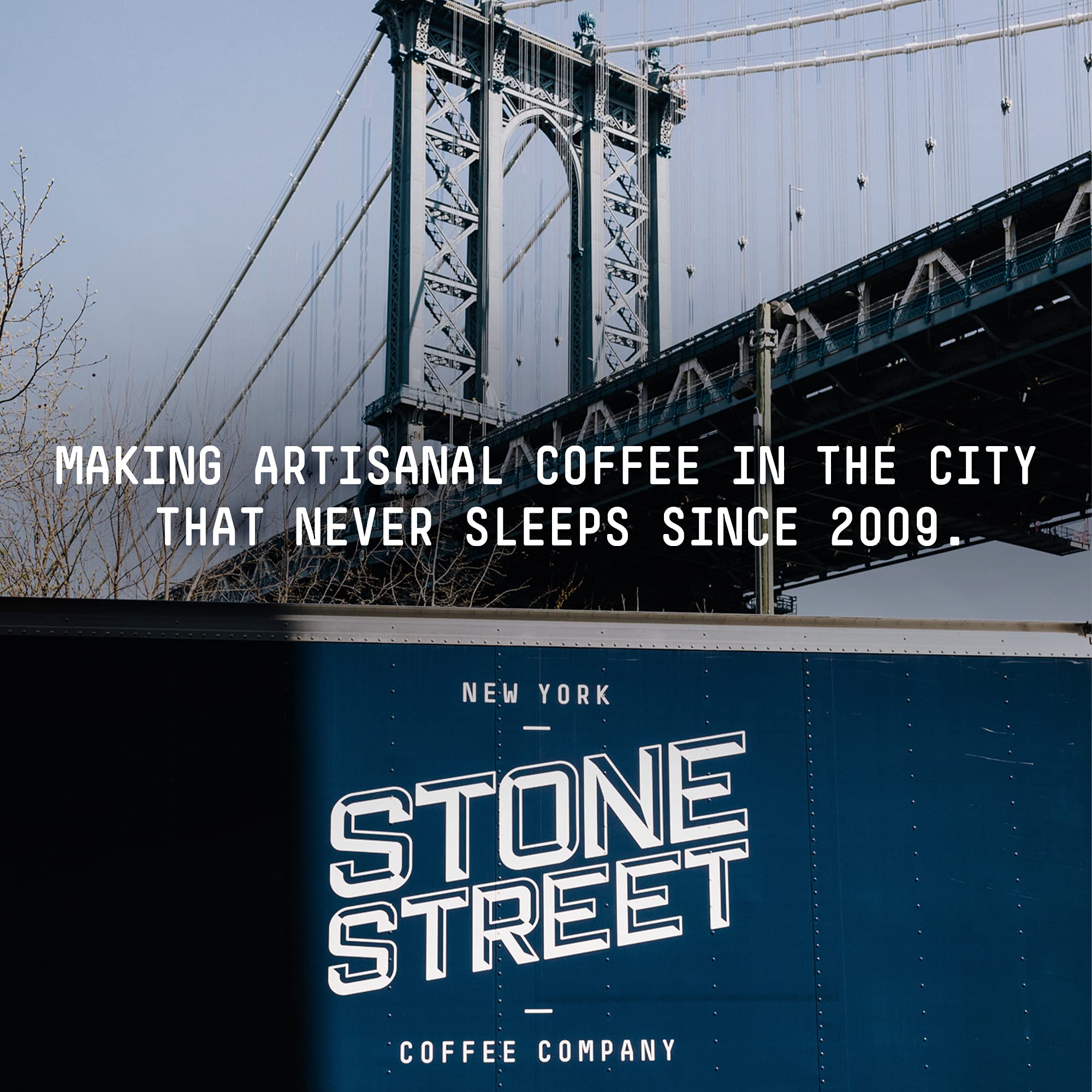 Stone Street Costa Rican Coffee Beans, Dark Roast, Whole Bean Coffee, Single Origin Tarrazu Region, 1 LB