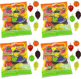 Din Don Fruity's JU-C Jelly Fruit Snacks Pack of 4