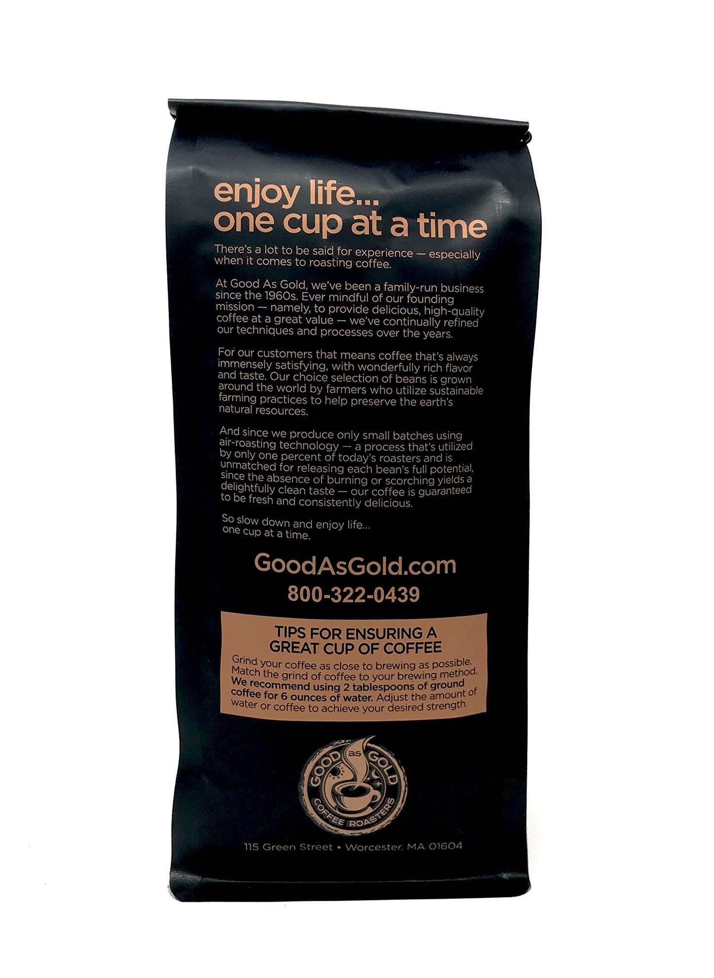 Sumatra Mandheling Gr1 Dark Roast Coffee Beans (12oz Whole Bean) - Good As Gold Coffee Roasters